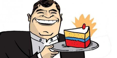 Correa reparte la torta