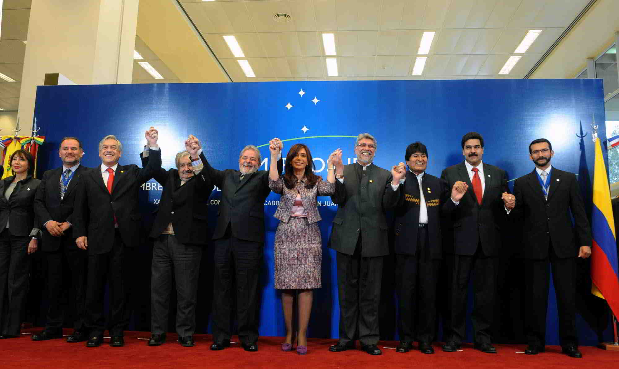 Candidatos a presidente y Mercosur